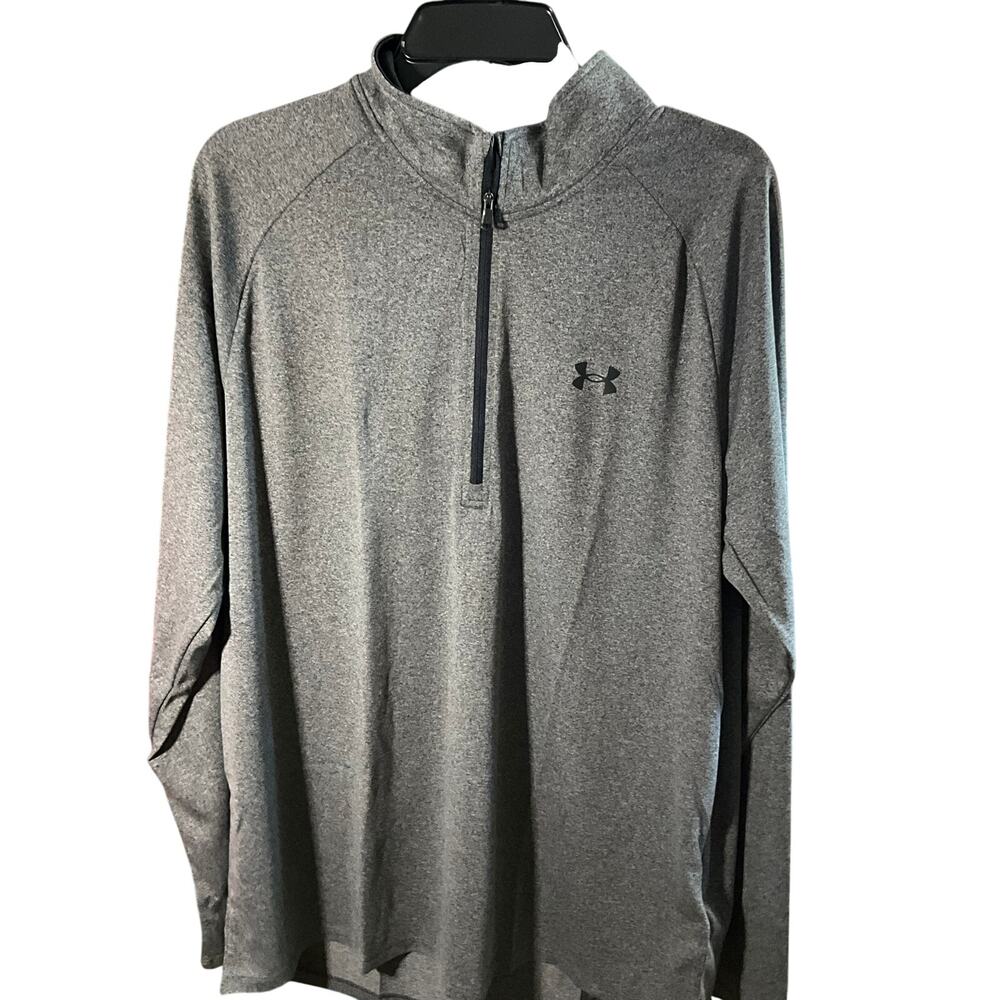 Under Armour Tech 2.0 Athleisure Half Zip Pullover Loose Gray NWT XL